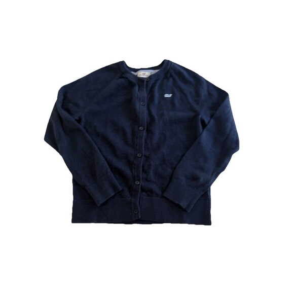 Vineyard Vines Girls' Navy Blue Cardigan Sweater size M 10-12 - Picture 1 of 7